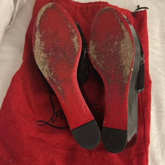 Christian Louboutin patent platform sandals size 39 - Picture 3 of 13